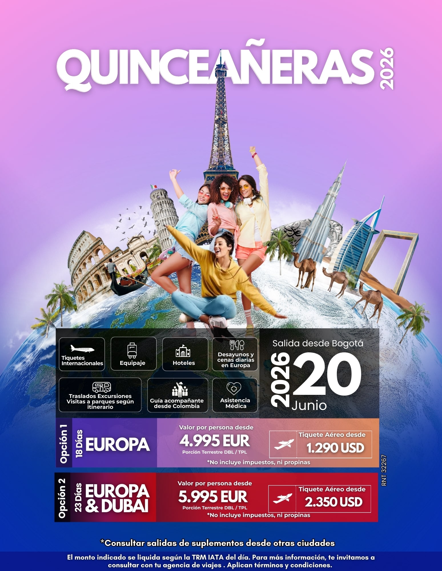 viaje para quinceañeras