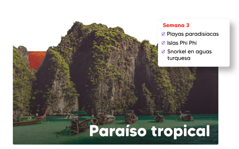 Relájate en playas de ensueño