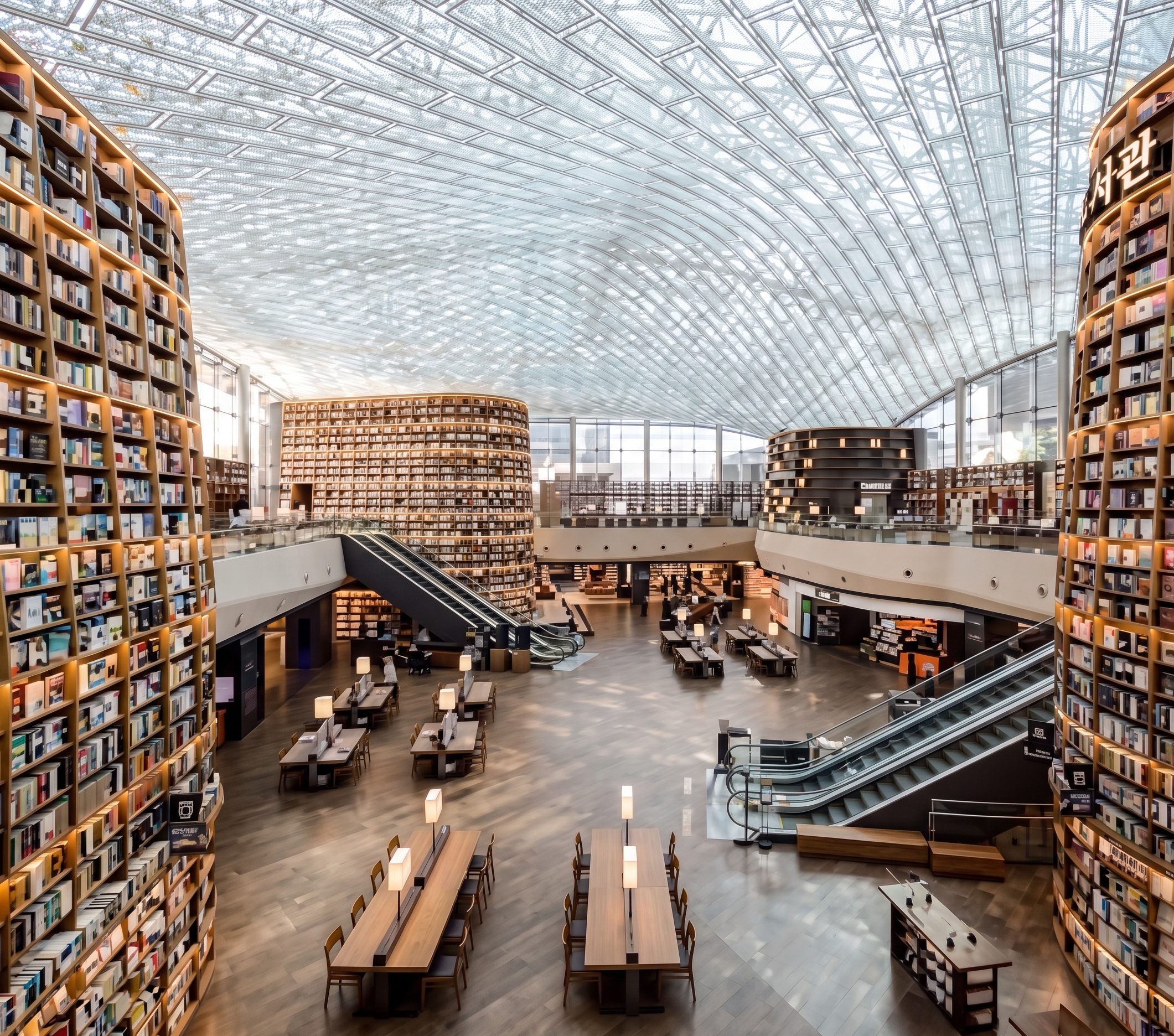 Lotte World Tower, COEX, Biblioteca Starfield y Gangnam