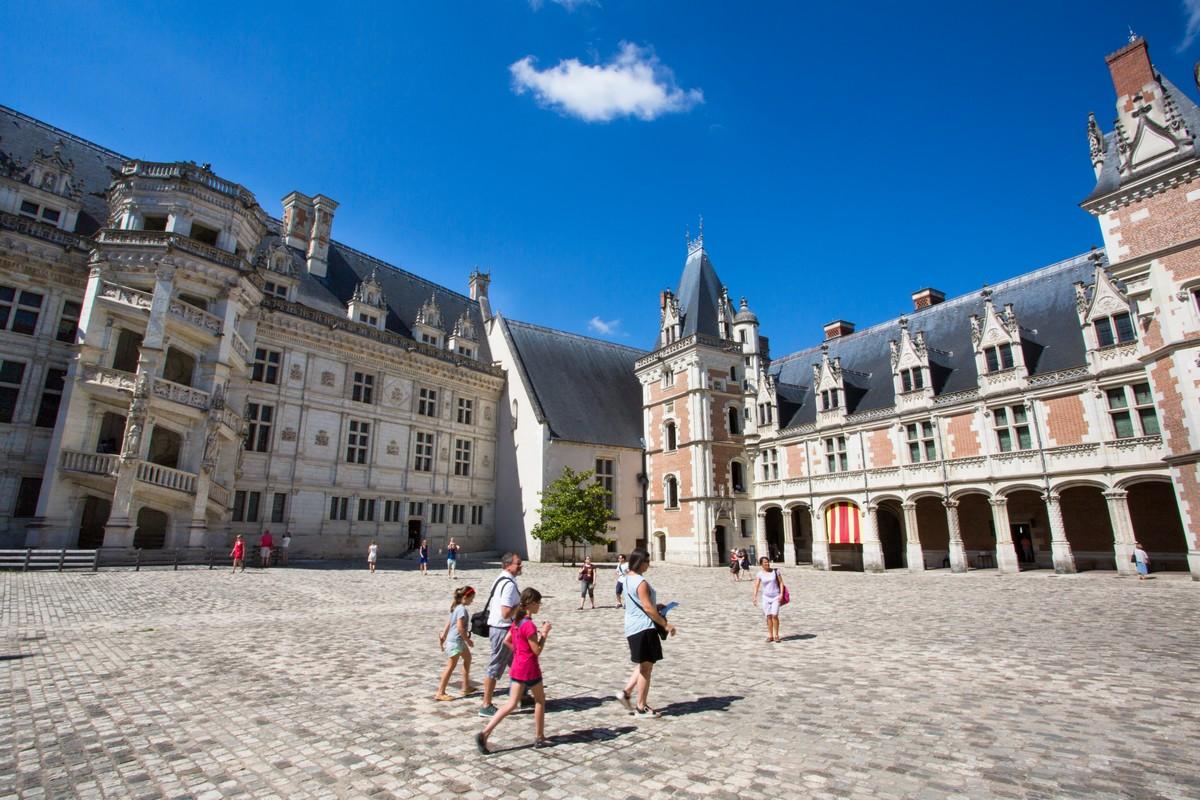 Paisajes de Campiña y el Castillo de Blois