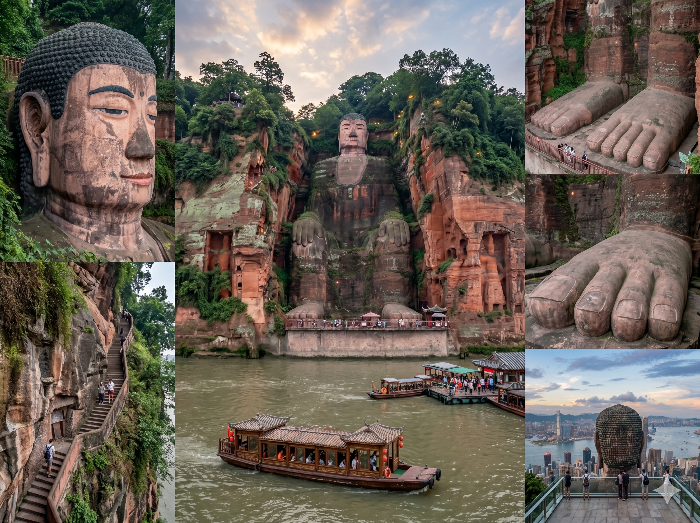 Gran Buda de Leshan y Tren a Chongqing