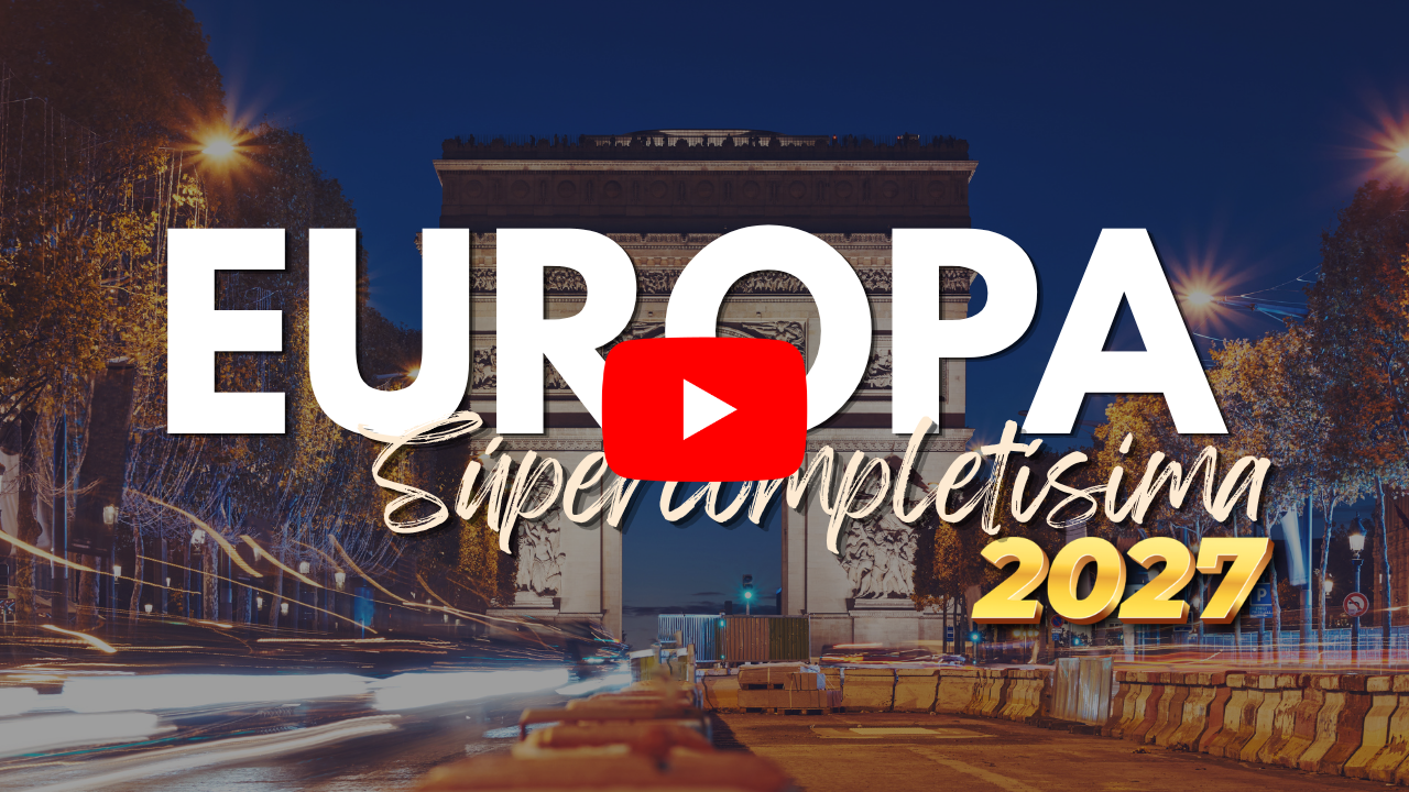 Miniatura de video con la Torre Eiffel de París para promocionar un tour Europa desde Colombia y circuitos por Europa
