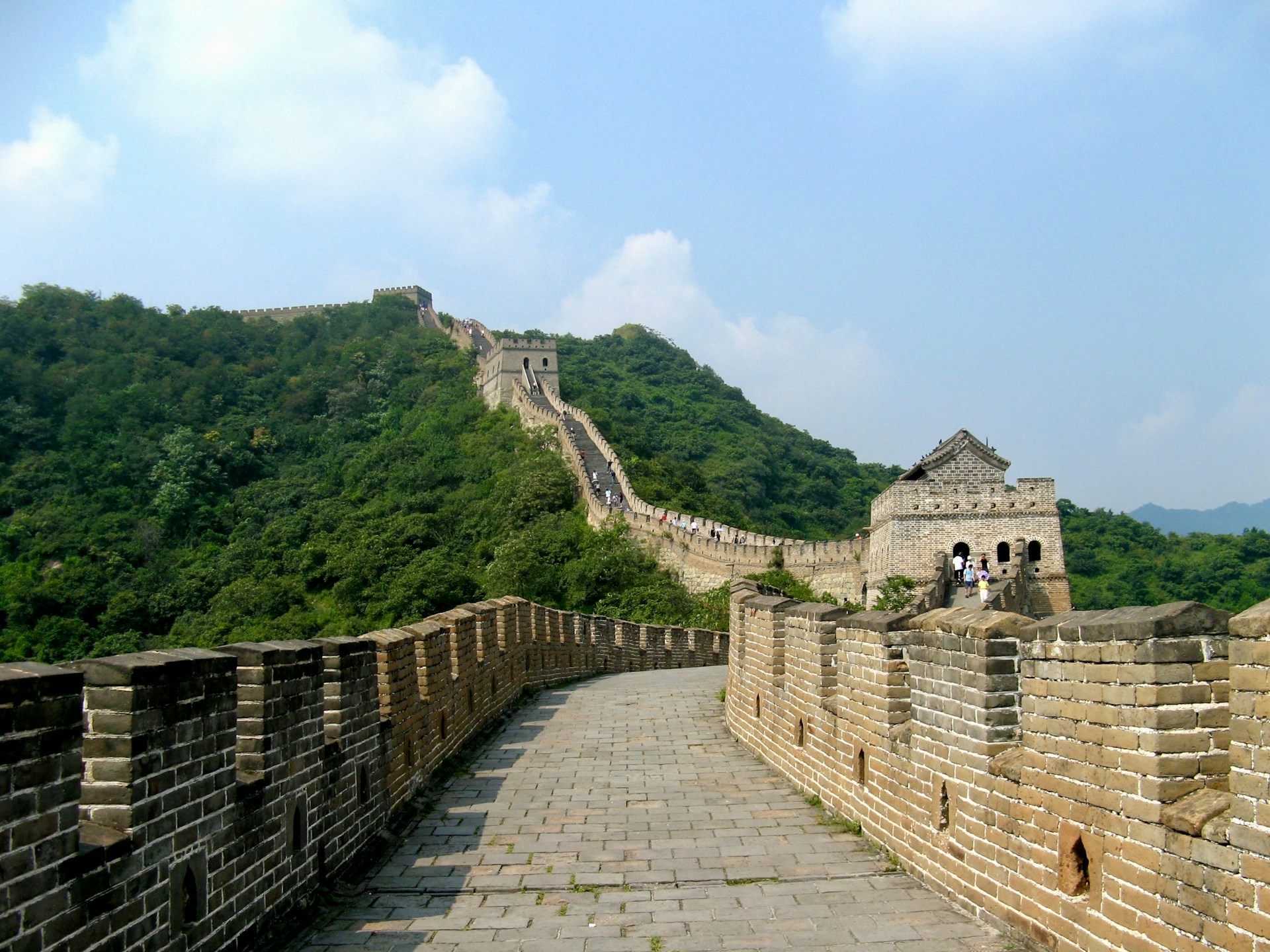landing china muralla china